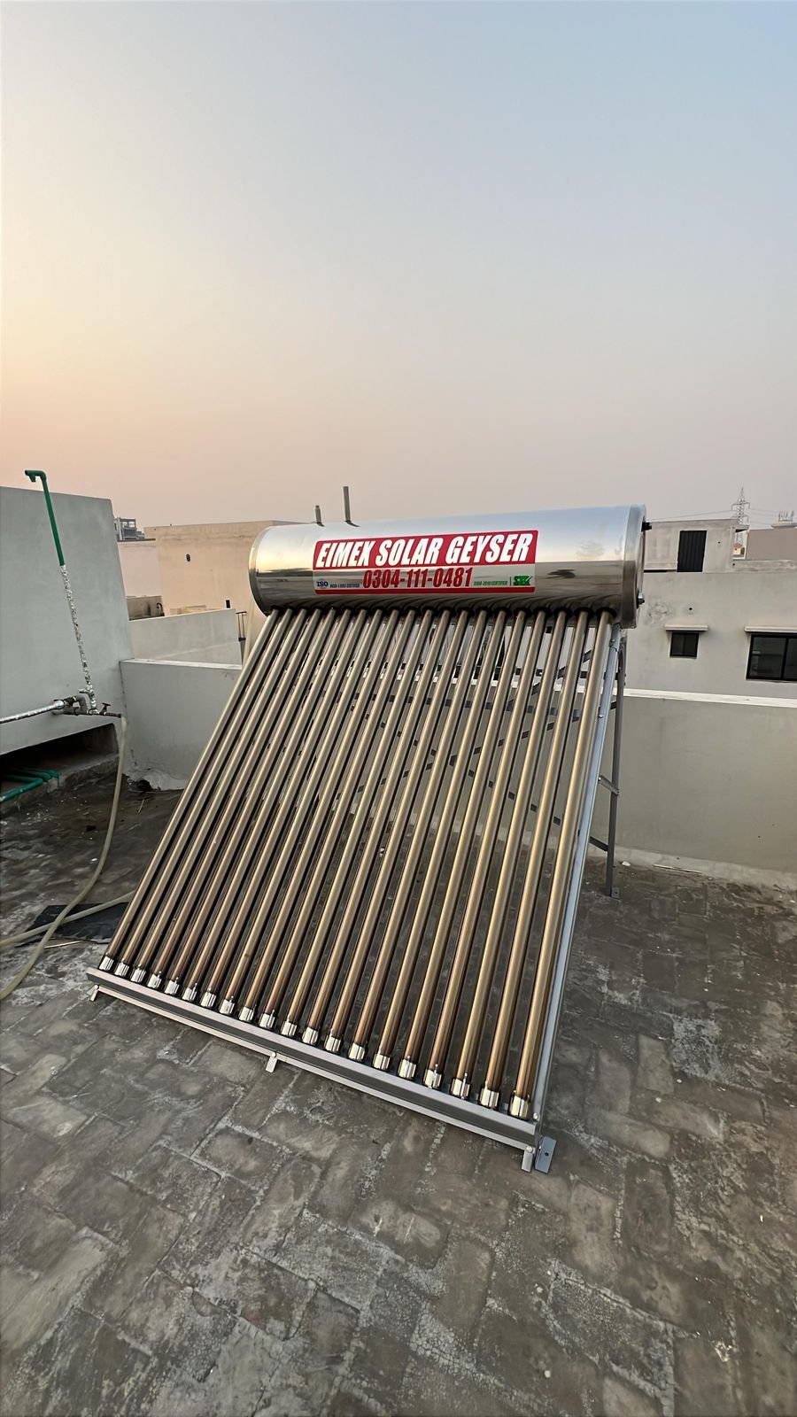 150 Liters Eimex Solar Geyser Hybrid Stainless steel 2 150 Liters Eimex Solar Geyser Hybrid Stainless steel - Image 2